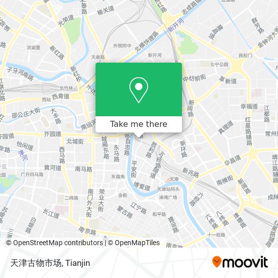 天津古物市场 map