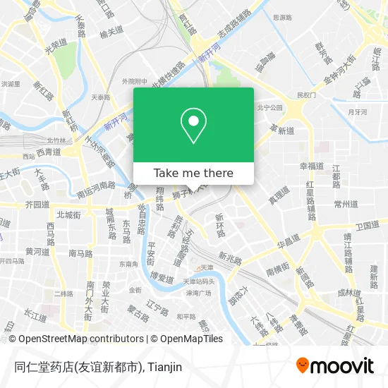 同仁堂药店(友谊新都市) map