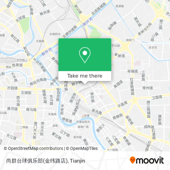 尚群台球俱乐部(金纬路店) map