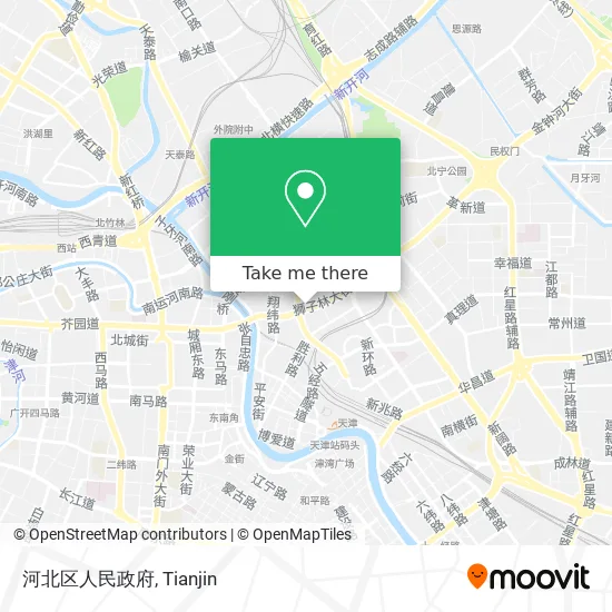 河北区人民政府 map