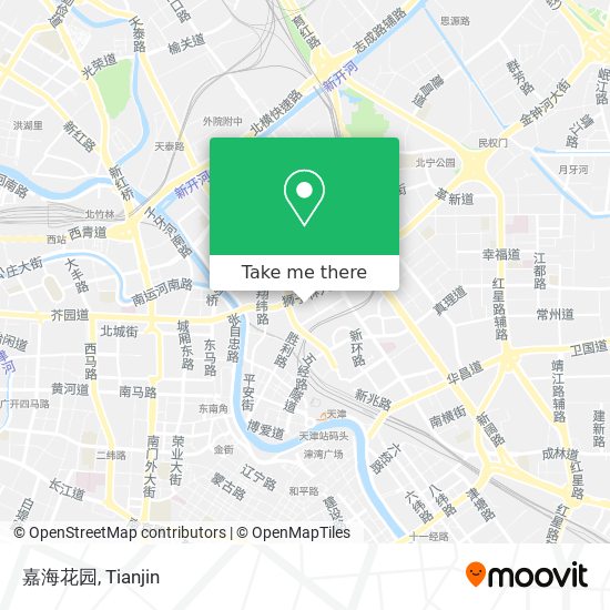 嘉海花园 map