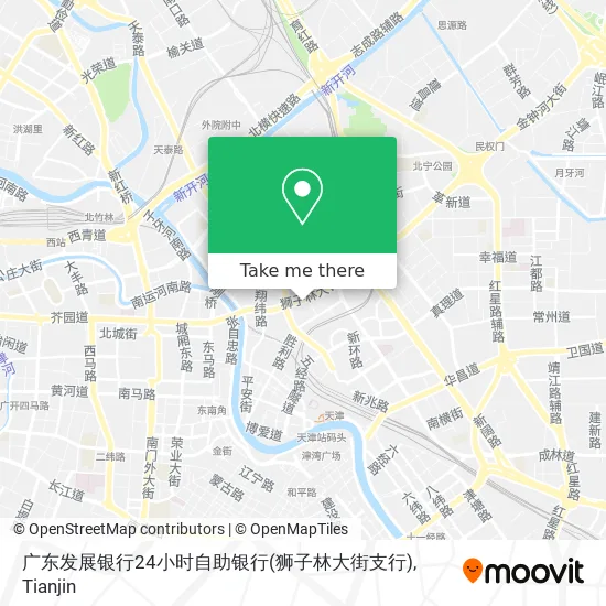广东发展银行24小时自助银行(狮子林大街支行) map