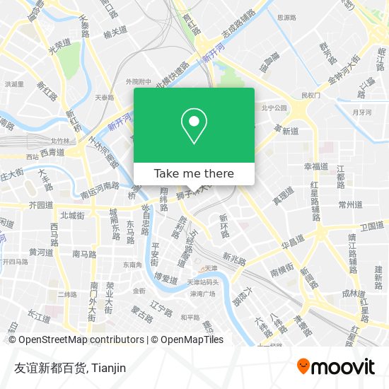 友谊新都百货 map
