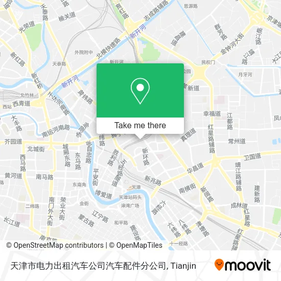 天津市电力出租汽车公司汽车配件分公司 map