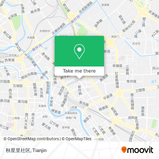 秋星里社区 map
