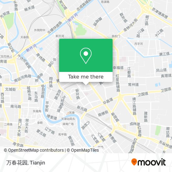 万春花园 map