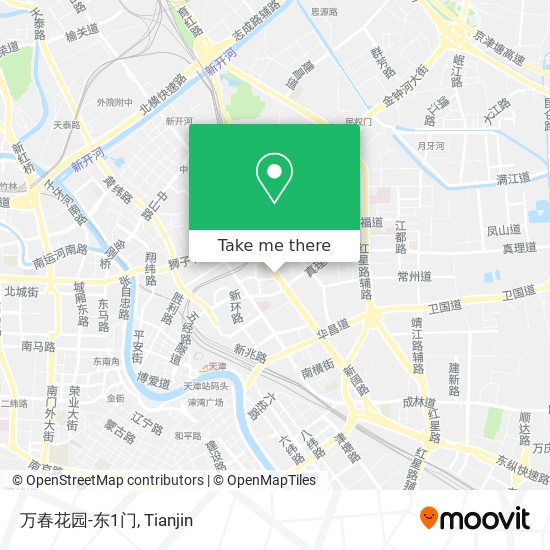万春花园-东1门 map