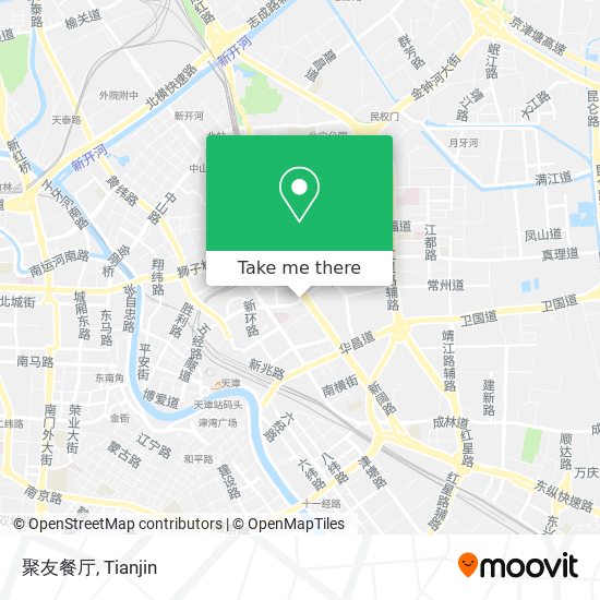 聚友餐厅 map