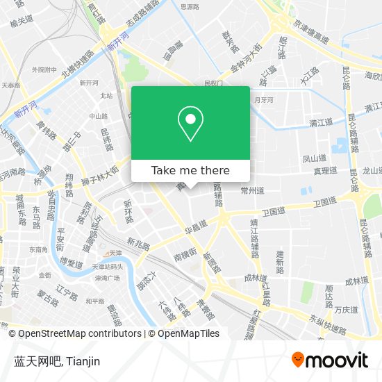 蓝天网吧 map