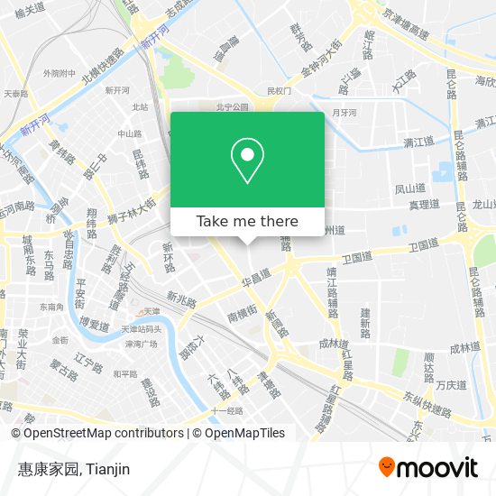 惠康家园 map