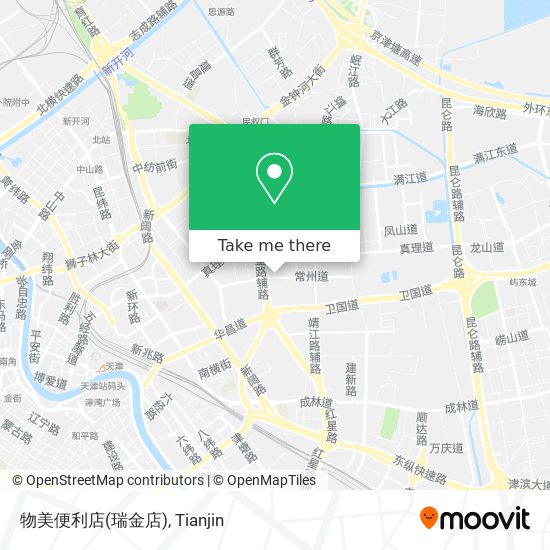 物美便利店(瑞金店) map