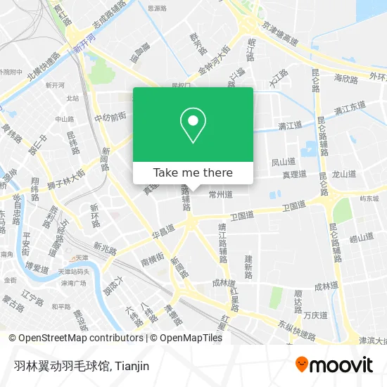 羽林翼动羽毛球馆 map