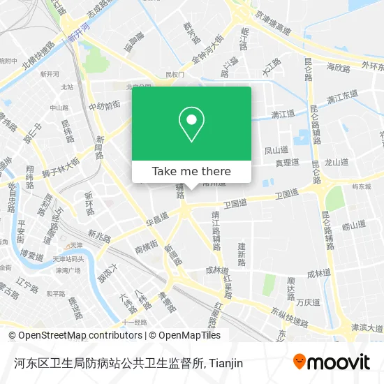 河东区卫生局防病站公共卫生监督所 map