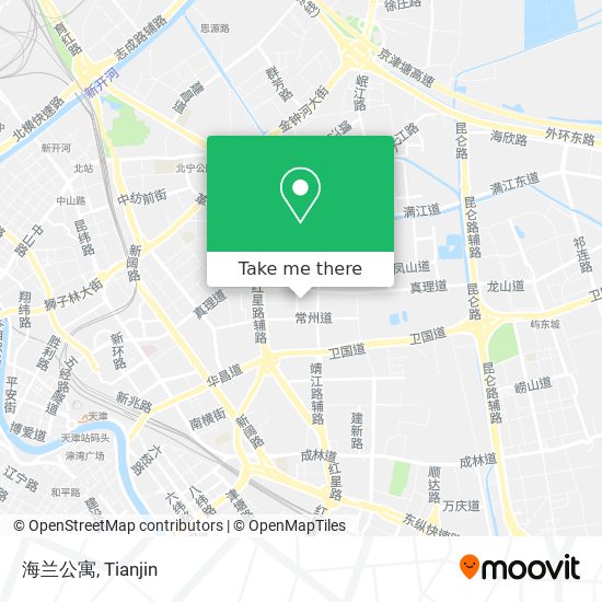 海兰公寓 map