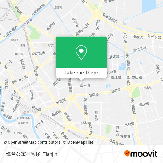 海兰公寓-1号楼 map