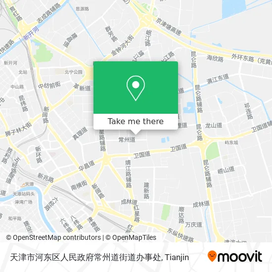 天津市河东区人民政府常州道街道办事处 map