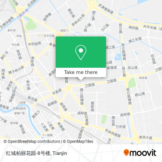 红城柏丽花园-8号楼 map