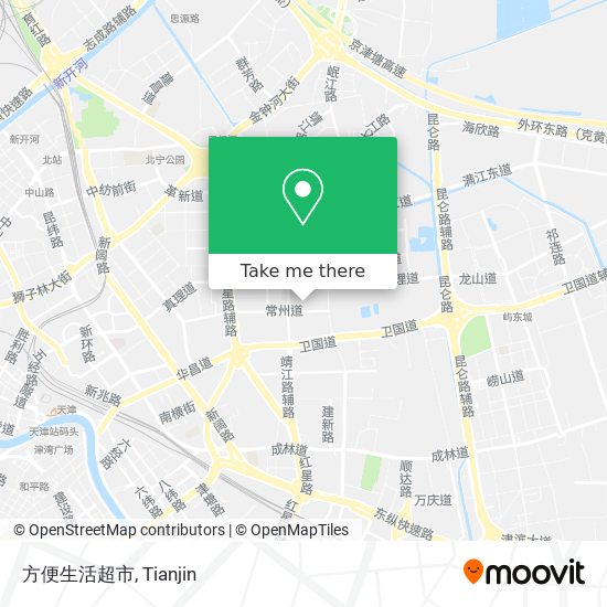 方便生活超市 map