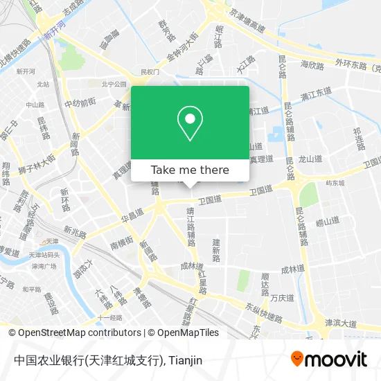 中国农业银行(天津红城支行) map