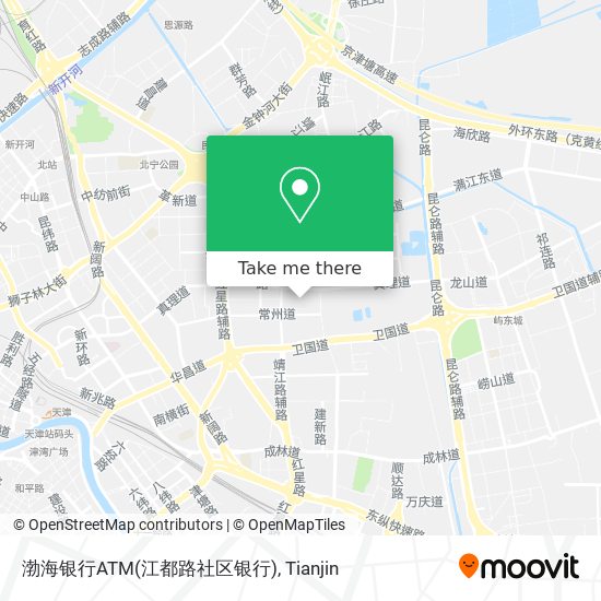 渤海银行ATM(江都路社区银行) map