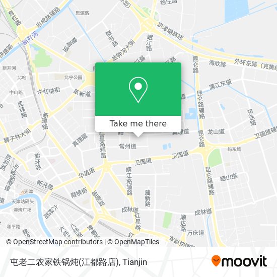 屯老二农家铁锅炖(江都路店) map