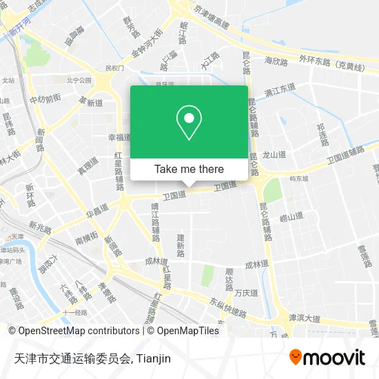天津市交通运输委员会 map