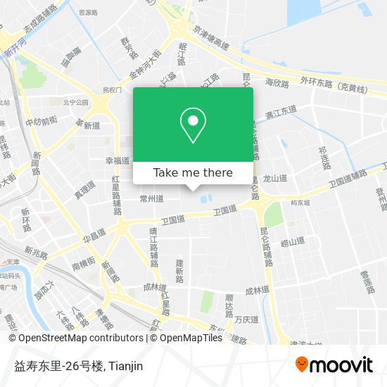 益寿东里-26号楼 map