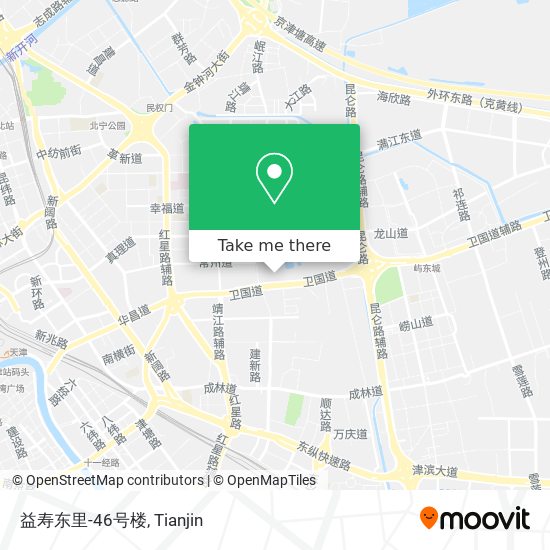益寿东里-46号楼 map