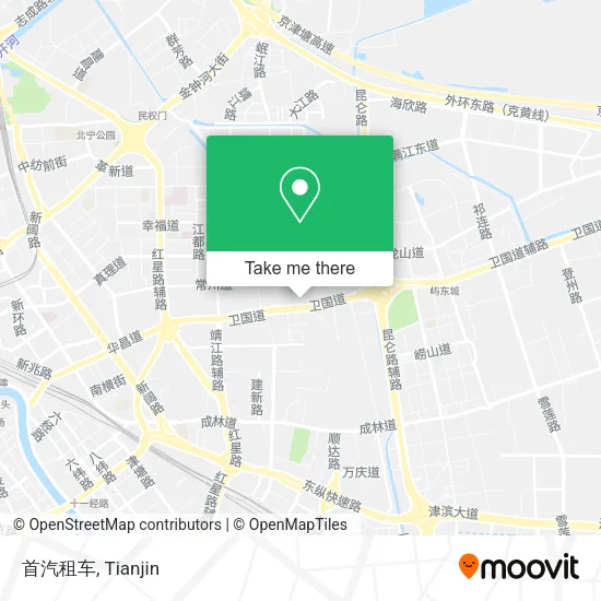 首汽租车 map
