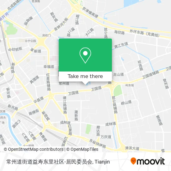 常州道街道益寿东里社区-居民委员会 map