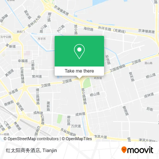 红太阳商务酒店 map