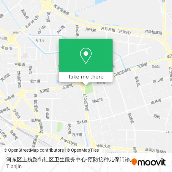 河东区上杭路街社区卫生服务中心-预防接种儿保门诊 map