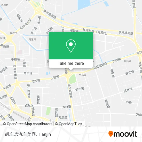 靓车房汽车美容 map