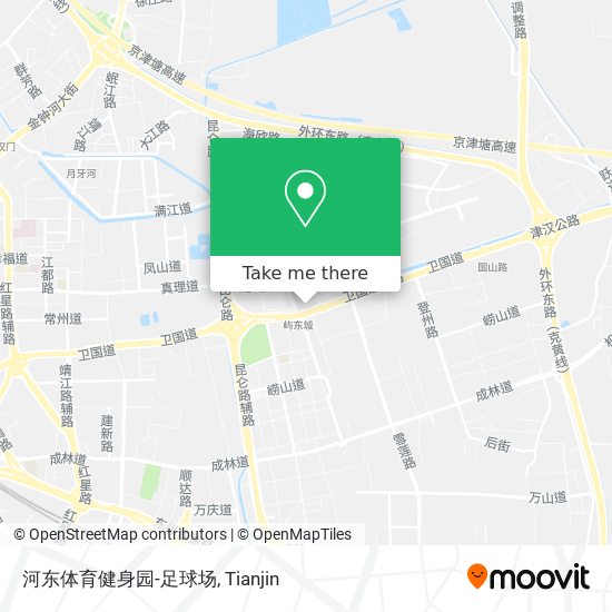 河东体育健身园-足球场 map