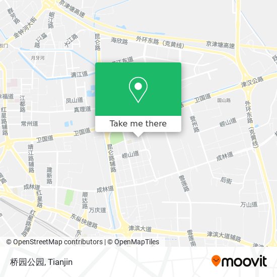 桥园公园 map