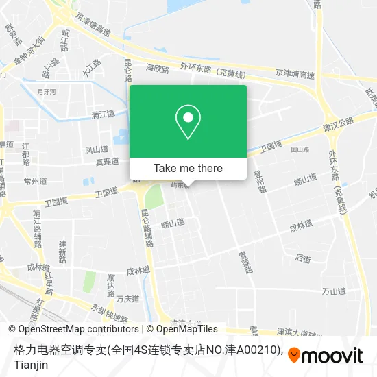 格力电器空调专卖(全国4S连锁专卖店NO.津A00210) map