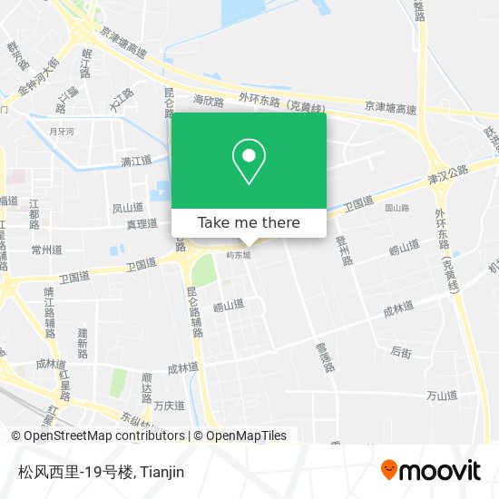 松风西里-19号楼 map