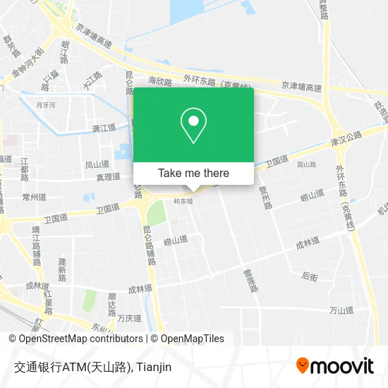交通银行ATM(天山路) map