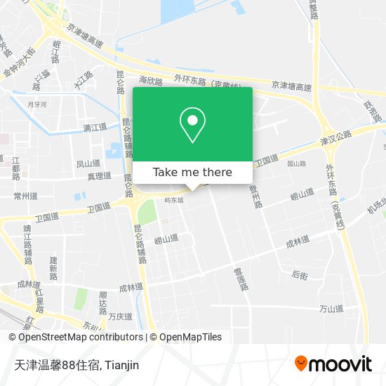 天津温馨88住宿 map