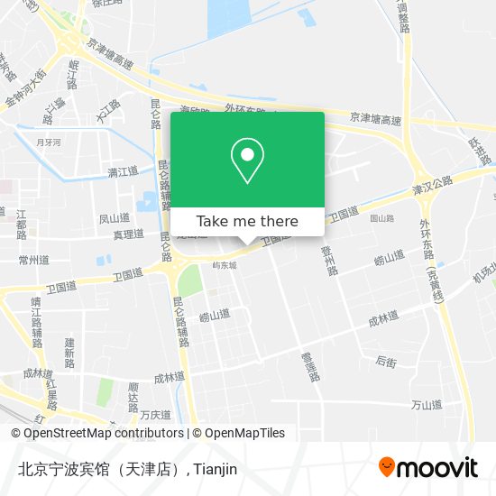 北京宁波宾馆（天津店） map