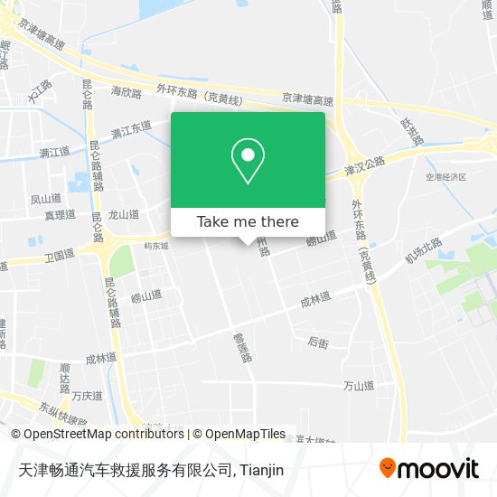 天津畅通汽车救援服务有限公司 map