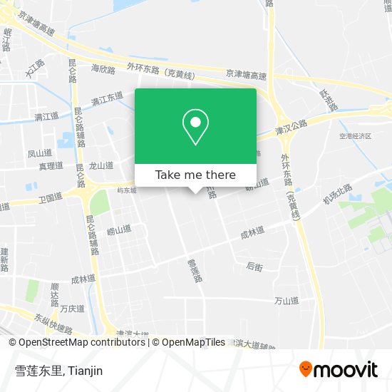雪莲东里 map