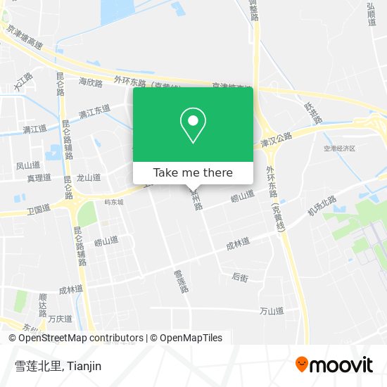 雪莲北里 map