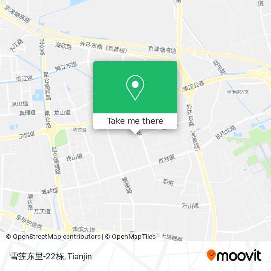 雪莲东里-22栋 map