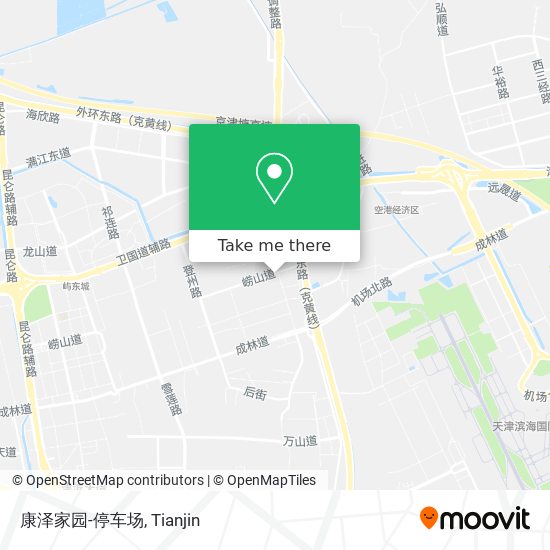 康泽家园-停车场 map