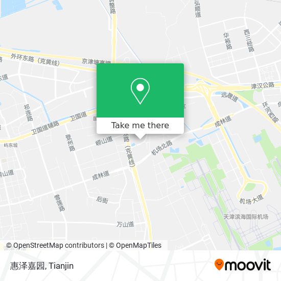 惠泽嘉园 map