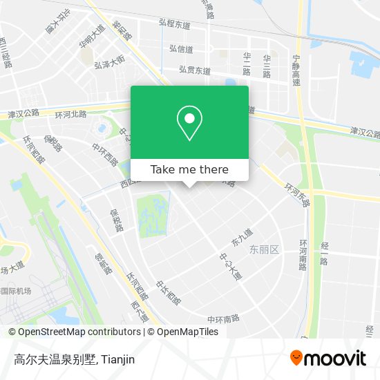 高尔夫温泉别墅 map