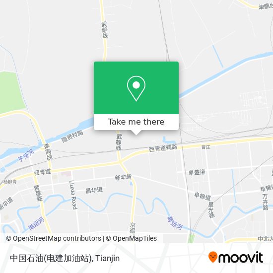 中国石油(电建加油站) map