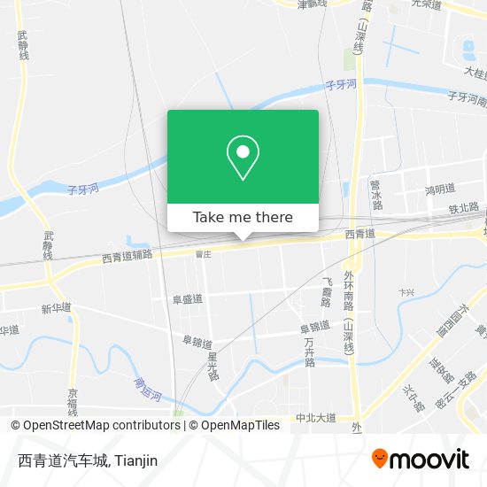 西青道汽车城 map