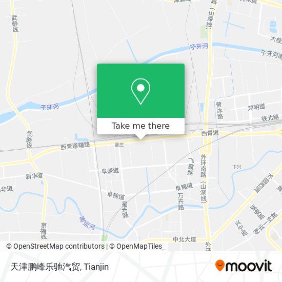 天津鹏峰乐驰汽贸 map